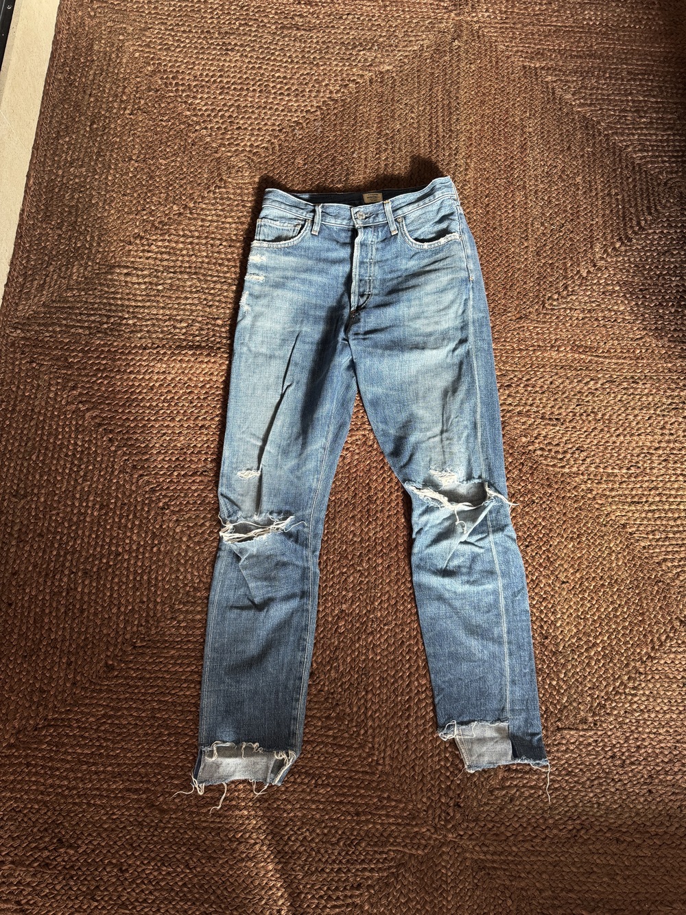 Citizens of Humanity Liya Distressed Jeans Sz 23